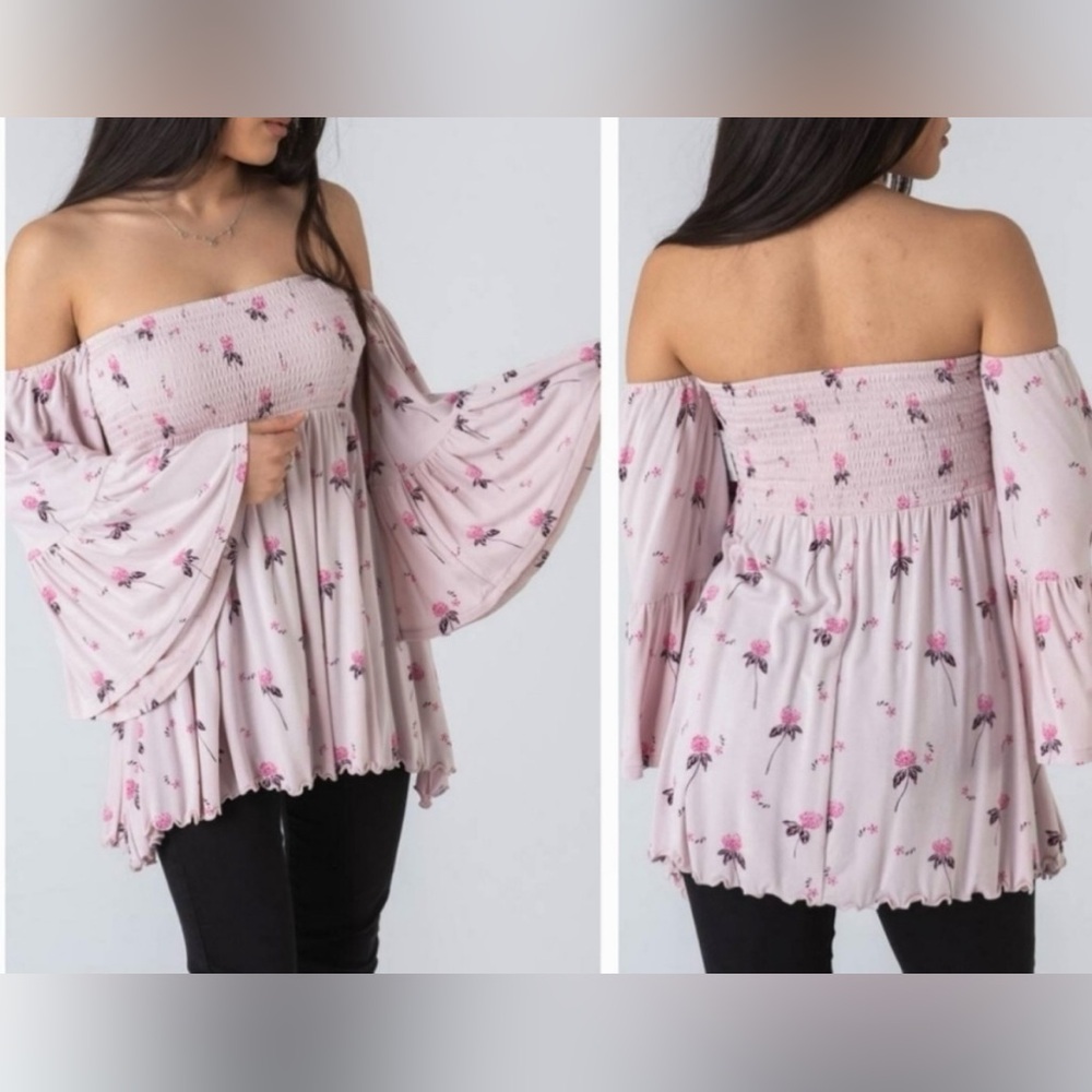 NWOT Free People Lana Off Shoulder Tunic